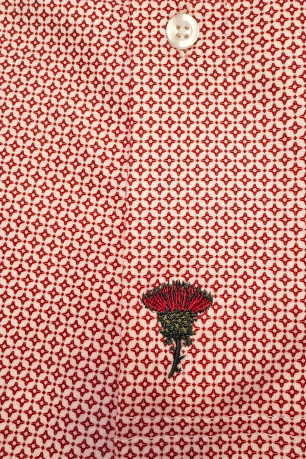 The Bannockburn Geo Short Sleeve Button Down