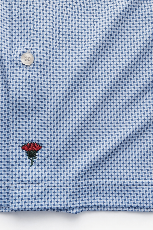The Bannockburn Geo Short Sleeve Button Down
