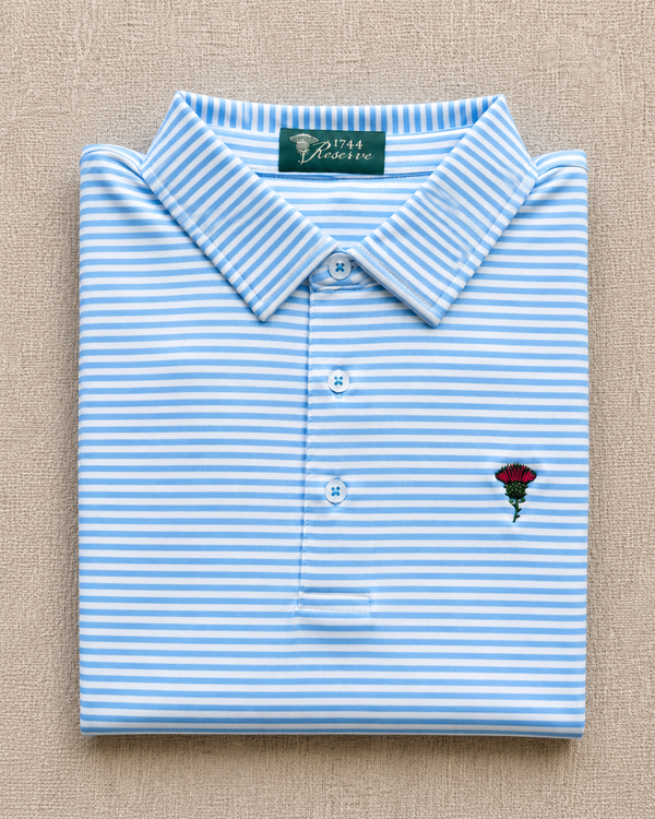 The Blue Heron Stripe Polo